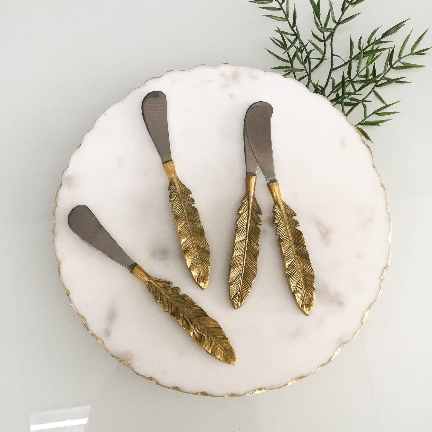 Aluminum & Gold Leaf Spreader $4 each