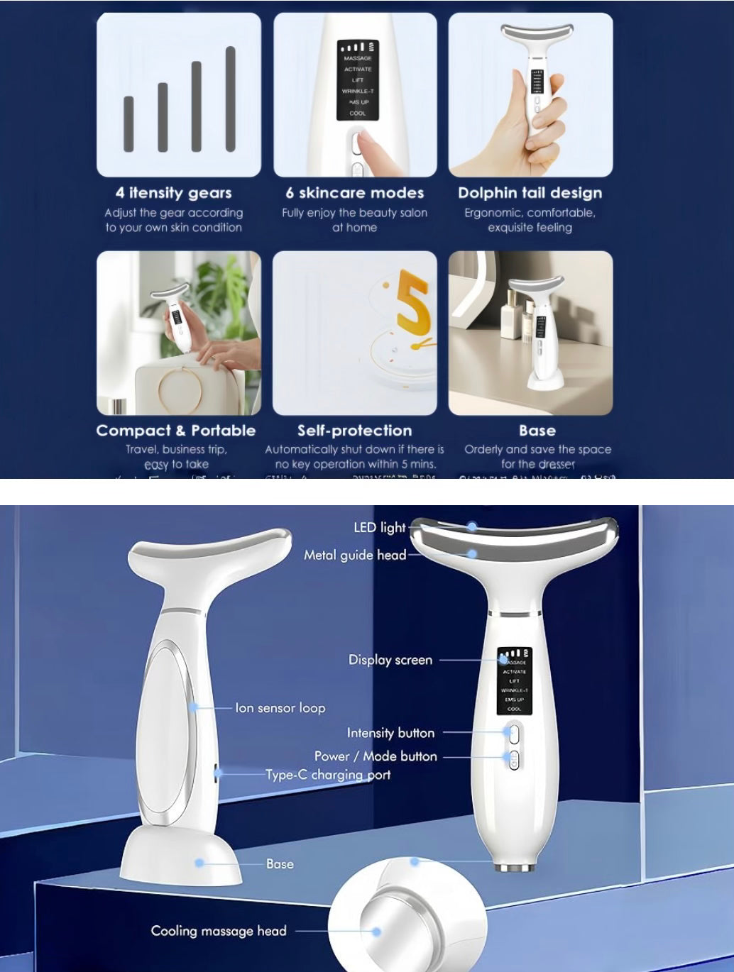 Advanced EMS LED Anti-Wrinkle Device