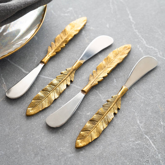 Aluminum & Gold Leaf Spreader $4 each