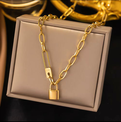 Lock Necklace Waterproof
