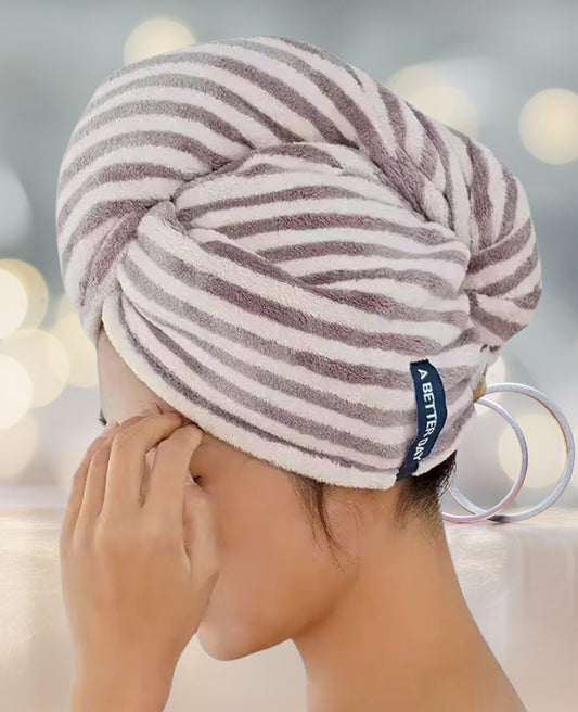 Coral Fleece Absorbent Hair Drying Wrap