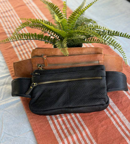 Genuine Leather Crossbody /Belt Bag