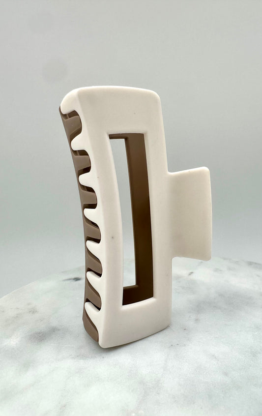 Matte two-toned Hair Clip