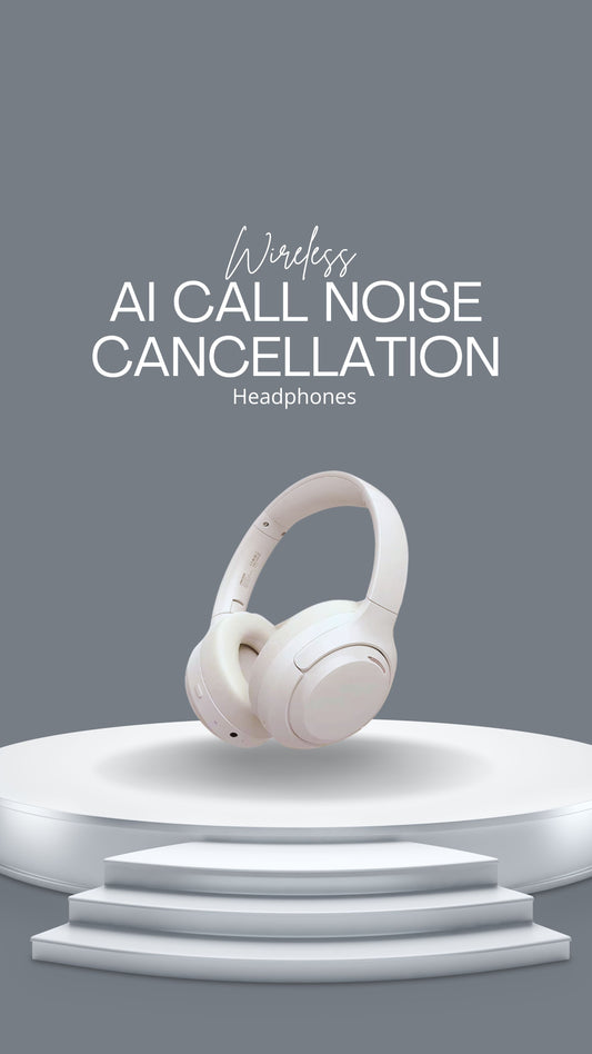 AI Call Noise Cancellation Bluetooth and wired Headphones
