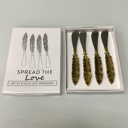 Aluminum & Gold Leaf Spreader $4 each